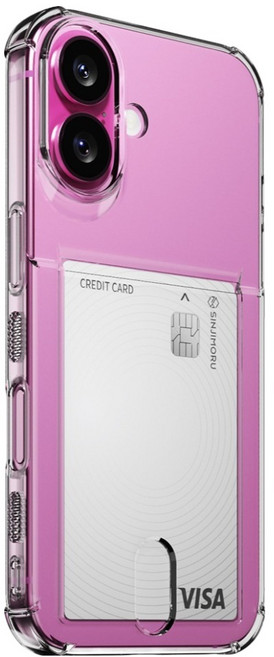 신지모루 범퍼 강화 4DX 에어팁 카드 수납 휴대폰 케이스