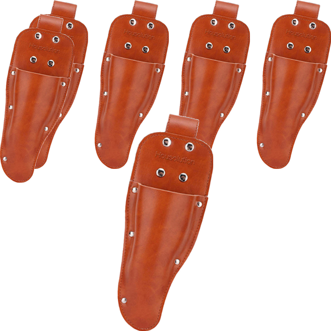 월드크린 가죽 가위집 랜덤발송, 6개