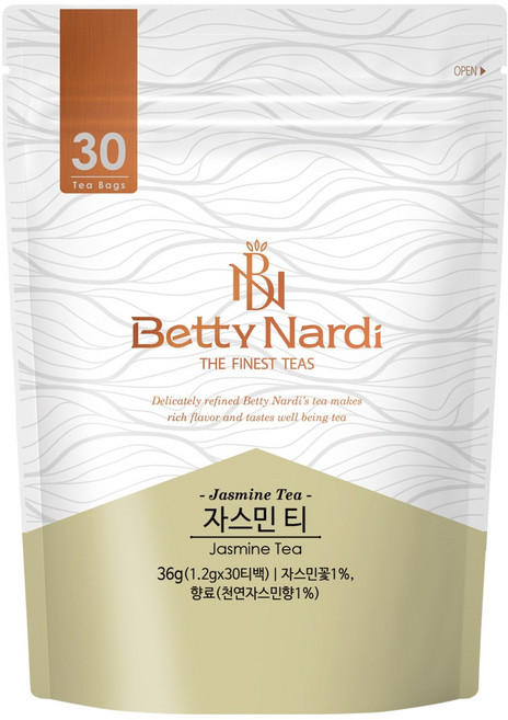 베티나르디 자스민 티, 1.2g, 1개, 30개입
