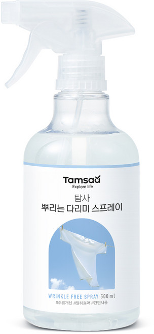 탐사 뿌리는 다리미 스프레이 500ml, 1개