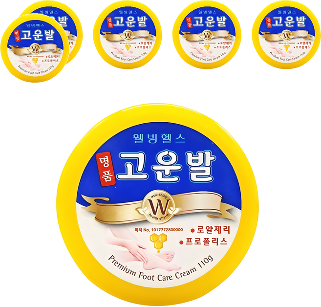 고운발 웰빙헬스팜 명품 크림, 110g, 6개