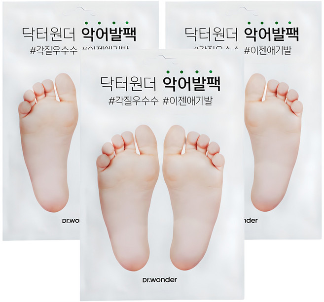 닥터원더 악어 발팩, 1개입, 3개