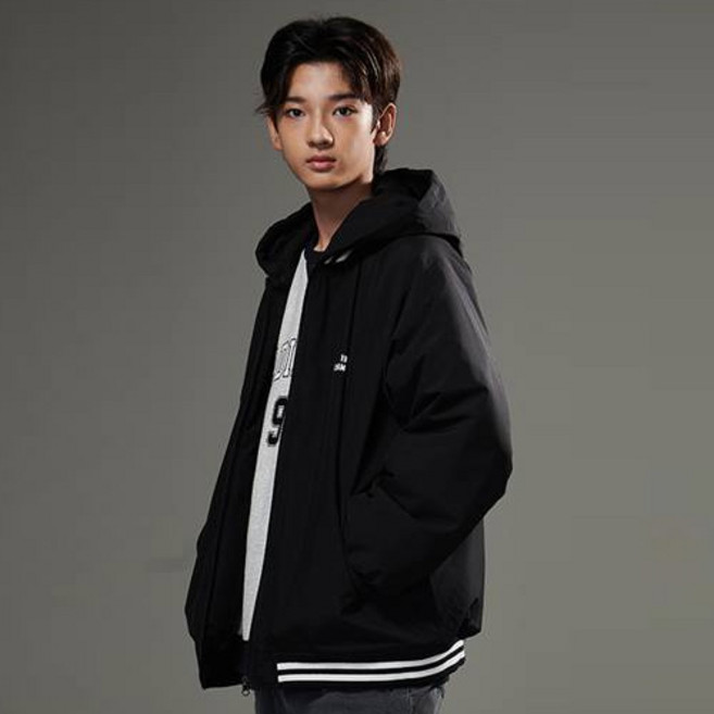 제이씨비 남아용 패딩 바시티 화섬 점퍼