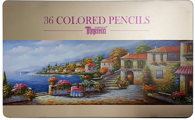 티티 티프라임 색연필, 36색, 1개