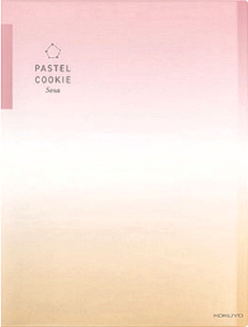KOKUYO 國譽 Pastel Cookie Sora 收納資料夾, 紅橙色, 1本
