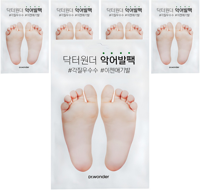 닥터원더 악어발팩, 1개입, 5개