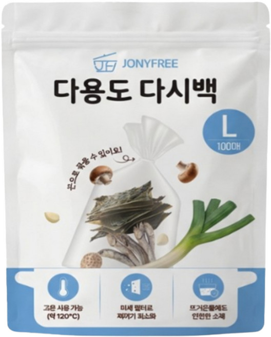 조니프리 다용도 다시백, 대(L), 1개, 100개입