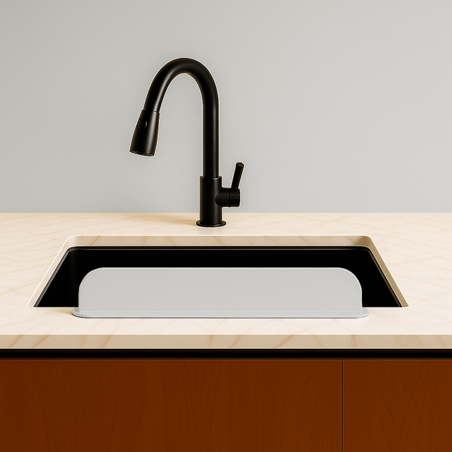 코멧 실리콘 싱크대 물막이, 그레이, 1개