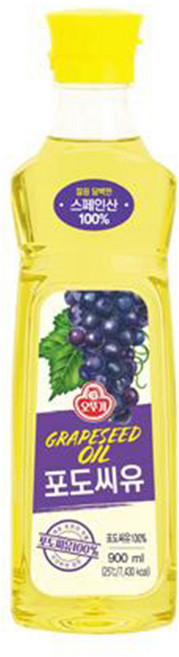 오뚜기 포도씨유, 900ml, 1개