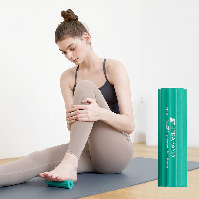 세라밴드 풋롤러 발마사지 소도구, 초록색