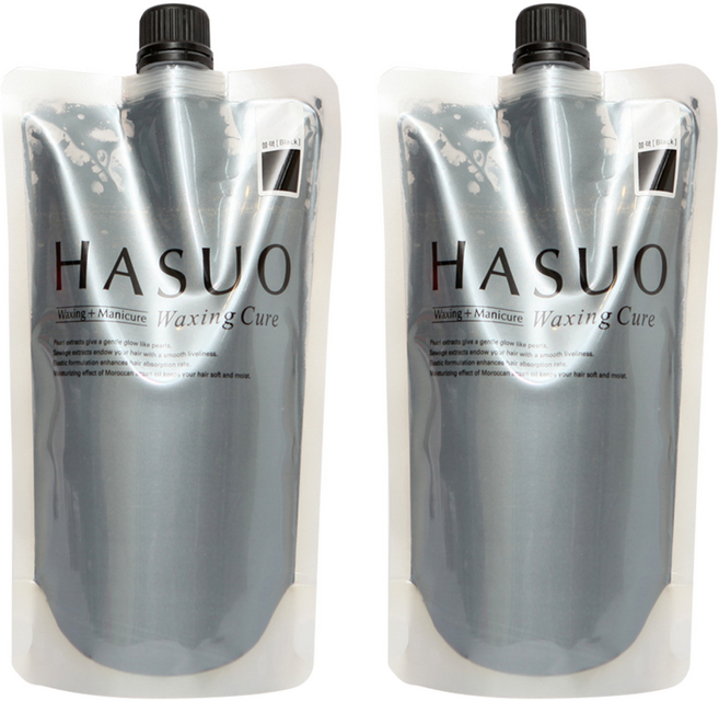 하수오 헤어용 왁싱큐어 500g, 블랙, 2개