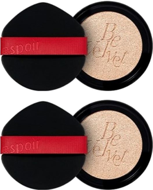 에스쁘아 비벨벳 커버 뉴클래스 쿠션 파운데이션 리필 13g, 20호 바닐라, 2개