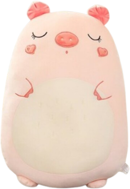 네이처타임즈 동글 캐릭터 인형 돼지, 핑크, 45cm, 1개