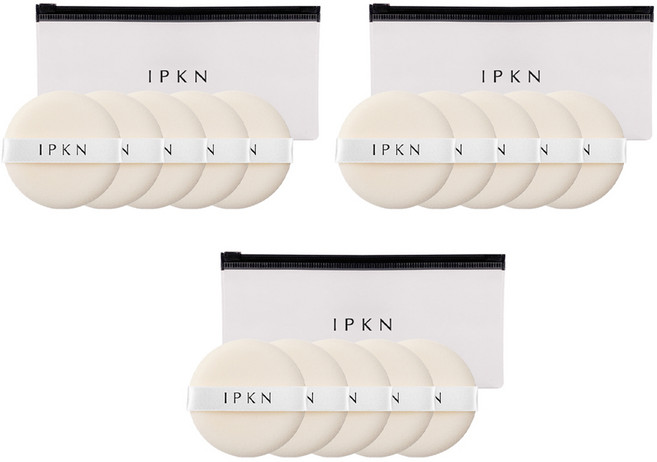 입큰 파우더팩트 퍼프 소형, 15개