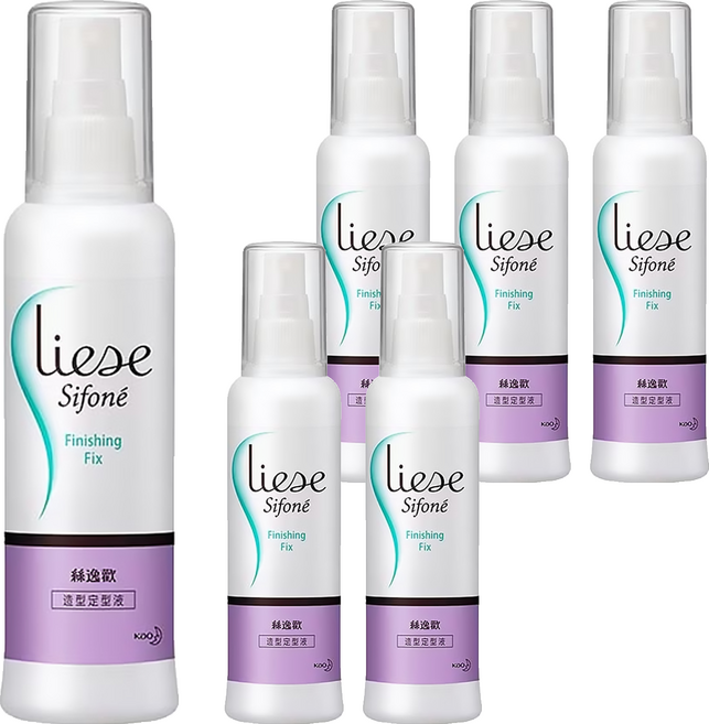 Liese 莉婕 Sifone 絲逸歡 台灣公司貨 造型定型液, 150ml, 6瓶