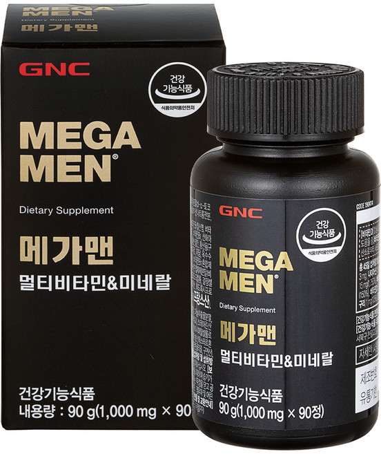 GNCMEGAMEN 멀티비타민 미네랄, 90정, 1개