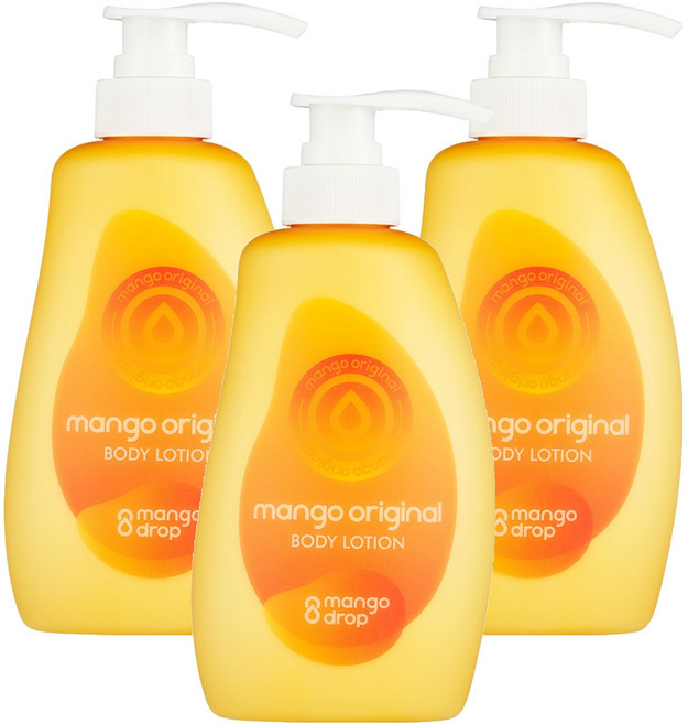 망고드랍 망고오리지널 바디로션, 500ml, 3개