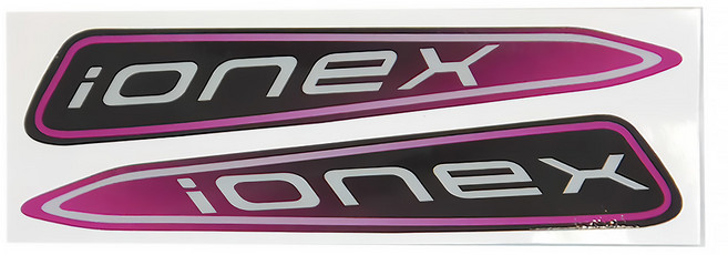 IONEX IONE AIR專用飛旋貼紙, 反光粉 兩邊, 1個