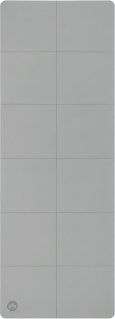 HOME GYM CLUB 居家健身 好觸感無味加厚瑜珈墊, 灰+黑, 1個