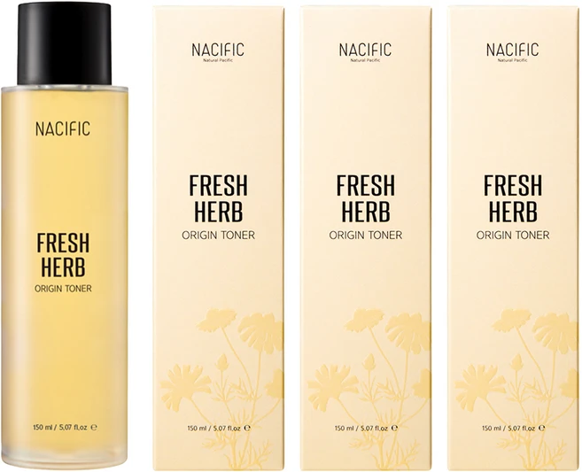 네시픽 프레쉬 허브 오리진 토너, 150ml, 3개 - 쿠팡