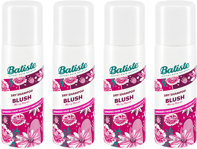 바티스트 드라이샴푸 블러쉬, 4개, 50ml