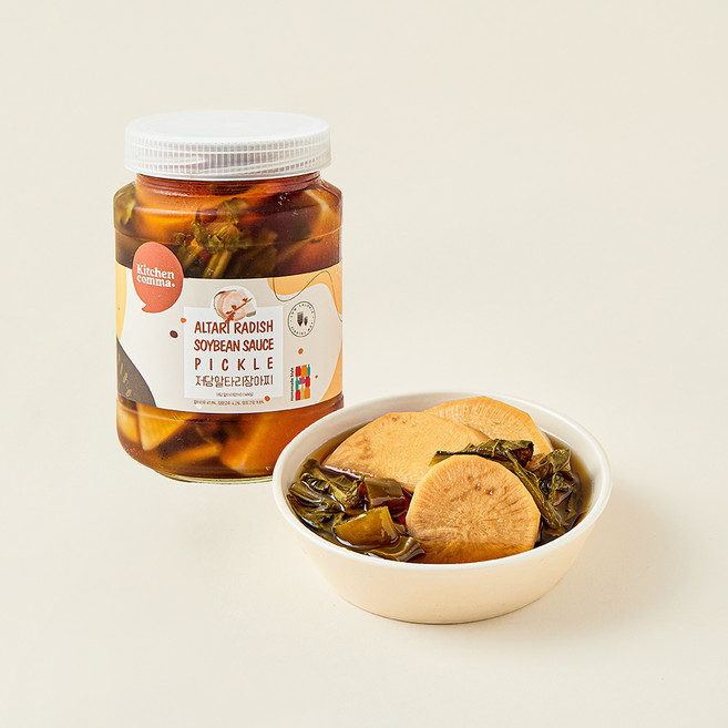 키친콤마 저당 알타리 장아찌, 480g, 1개