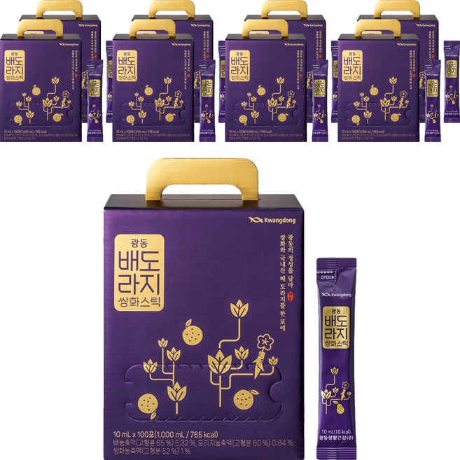 광동 배도라지 쌍화 스틱, 10ml, 900개