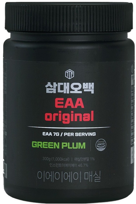 삼대오백 이에이에이 매실맛, 300g, 1개