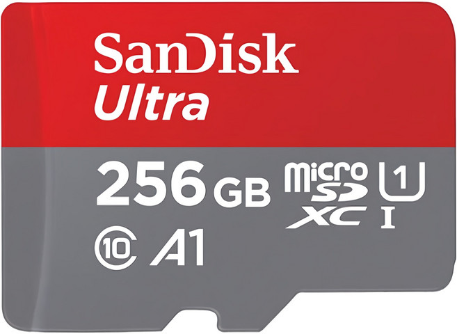 SanDisk 晟碟 Ultra microSDXC UHS-I A1 高速讀取記憶卡, 256GB, 1個