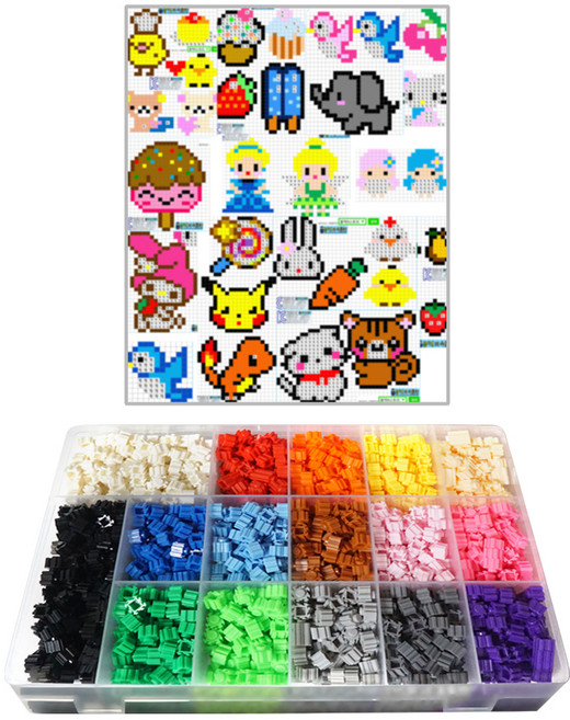 블럭N스토리 디폼블럭 세트, 여아1, 1세트