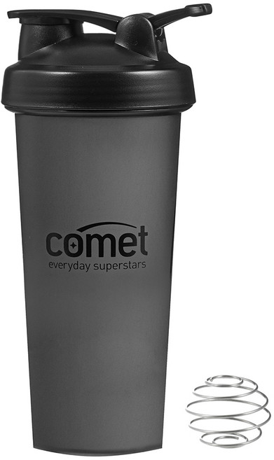 코멧 스포츠 컴팩트 쉐이커 보틀, 블랙, 800ml, 1개