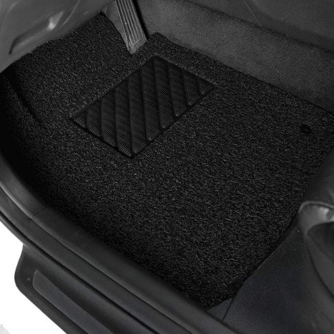 메이튼 자동차 운전석 코일 카매트, 기아 K5 (DL3) 가솔린/LPG (2열 매트고리 무) (19년12월~), 블랙