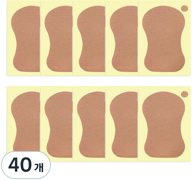 폴베아 겨드랑이 땀 흡수 패치, 40개