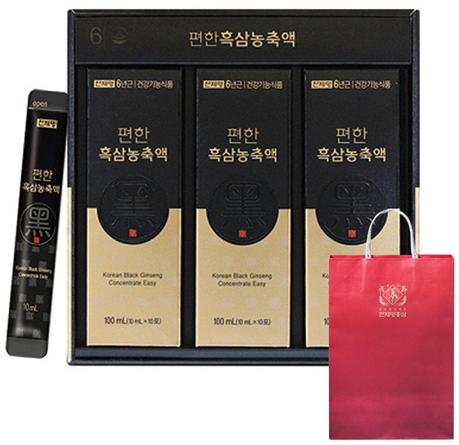 천제명홍삼 편한 흑삼 농축액, 300ml, 1세트