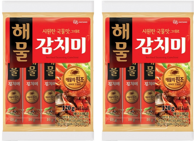 대상 해물 감치미, 2개, 120g
