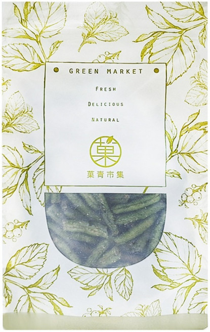 Green Market 菓青市集 敏豆脆條, 120g, 1包