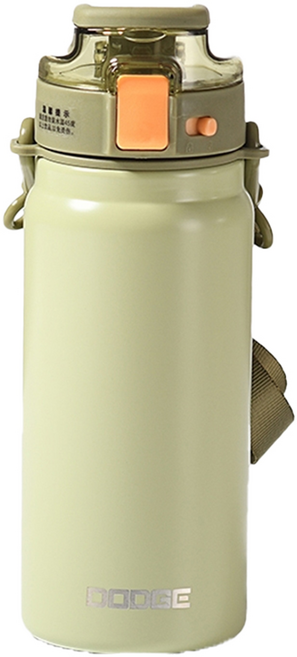 DODGE 道奇 316保溫瓶, 草綠, 600ml, 1個