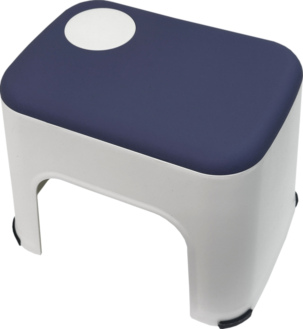 일상도구 미끄럼 방지 다용도 미니 의자, 블루