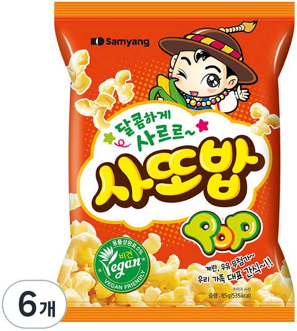 삼양 사또밥, 85g, 6개