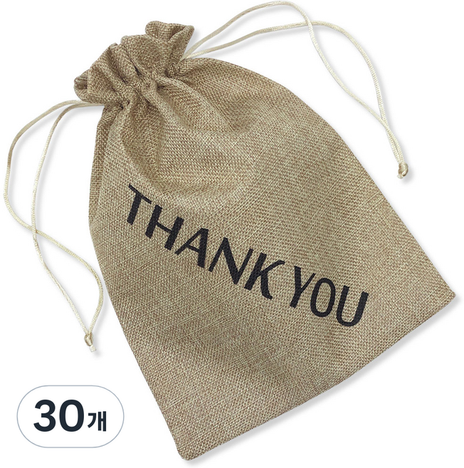 미르코리아 땡큐 유리병 파우치 1호, 혼합 색상, 30개