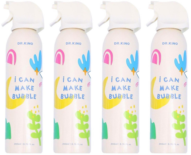 닥터키노 아동용 굿 버블 바디워시, 200ml, 4개