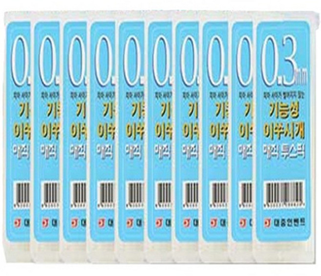 대중인벤트 매직 투스픽 PET 이쑤시개, 0.3mm, 20개입, 10세트