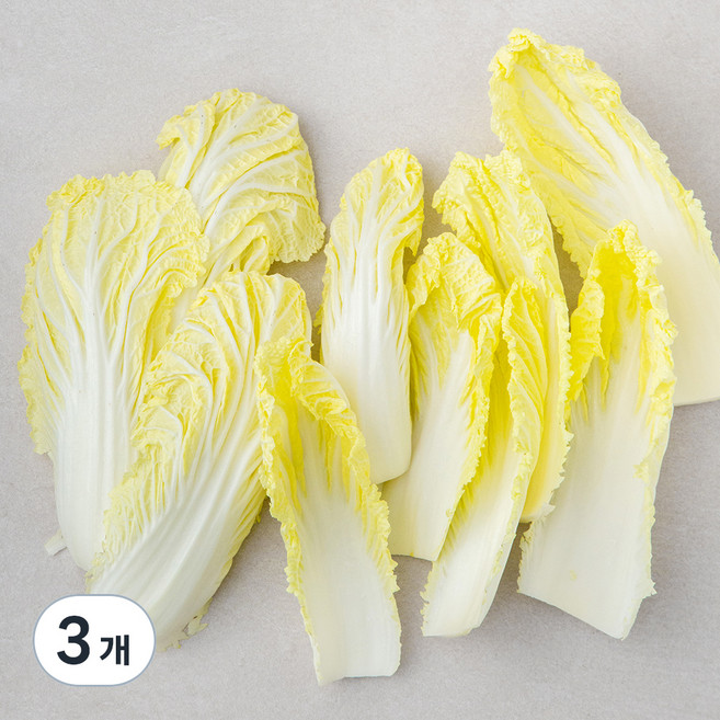 국내산 손질 쌈배추, 200g, 3개