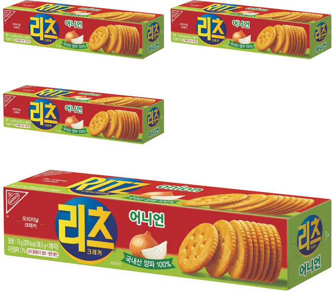 리츠 크래커 어니언, 73g, 4개