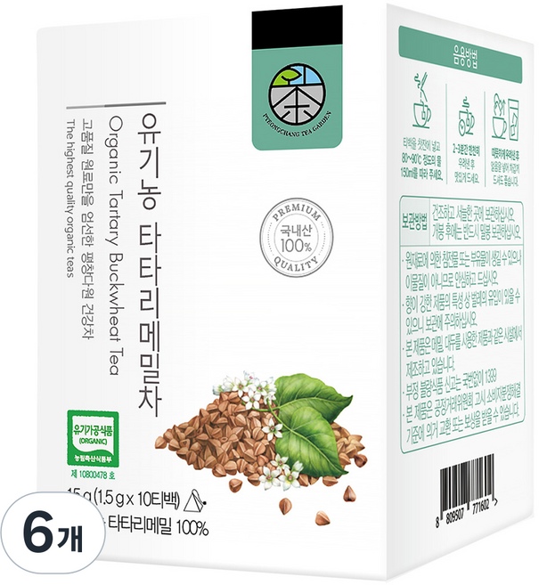 평창다원 유기농 타타리메밀차, 1.5g, 10개입, 6개
