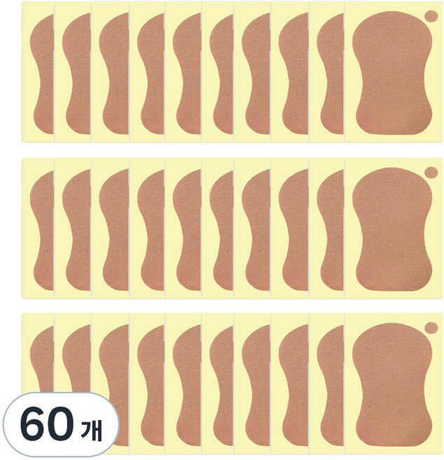 폴베아 겨드랑이 땀 흡수 패치, 60개
