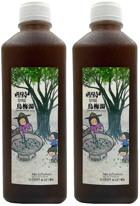 梅子夢工廠 堅持烏梅湯, 2瓶, 1L