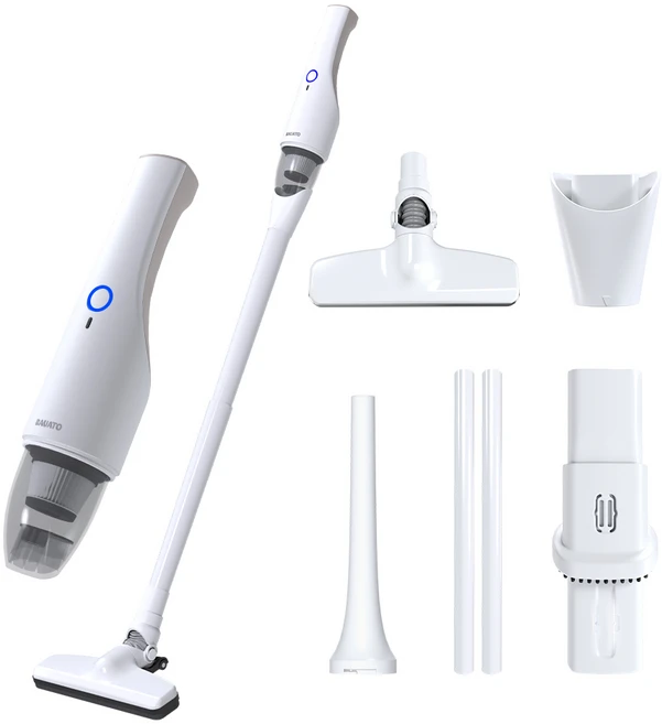 바우아토 핸딕스 프로제트 DC 모터 다용도 미니 무선 핸디 청소기, 화이트, D-B-0702