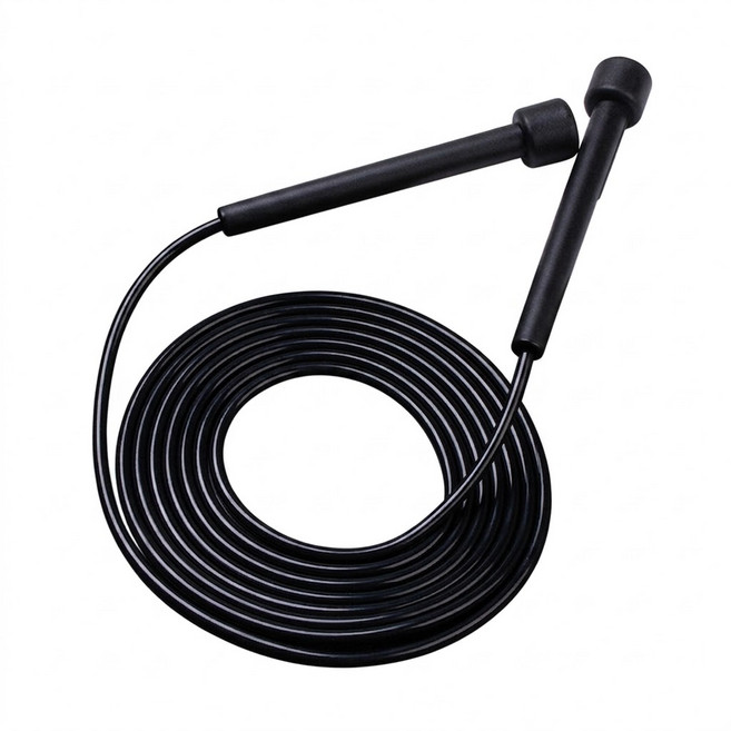 와이홉 논슬립 슬림 줄넘기, 블랙, 1개