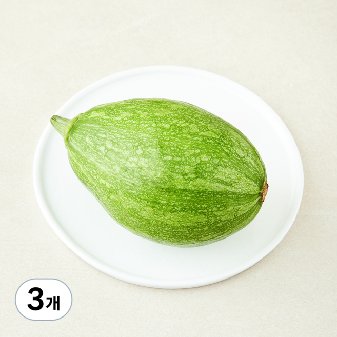 둥근 호박 대, 500g, 3개, 1개입